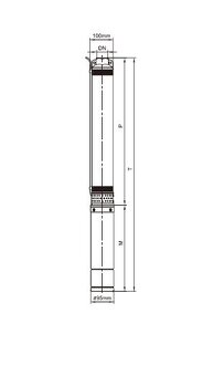 Leo 4XRm2 / 21-1,1 230V 1,1 kW ponorné čerpadlo - 5
