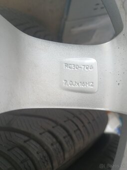 ALU disky BROCK RC 30+zimné pneu215/60 R16 - 5