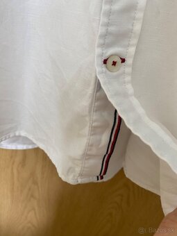 Panska lanova kosela biela Tommy Hilfiger - 5