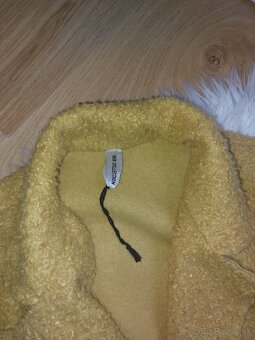 Horčicový kabát Uni - 5