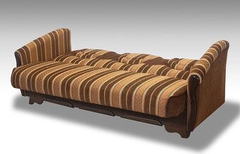 Stolik skrinka na kolieskach, komoda rustikal - 5