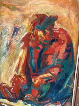 starý obraz abstrakt (veľký obraz ) - 5