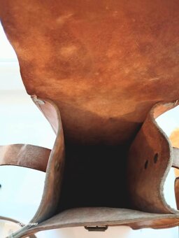 Autentická banícka kožená brašna - 5