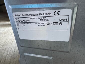 BOSCH vstavaná elektrická rúra - 5