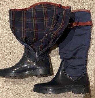 Tommy hilfiger čižmy gumaky č.39 - 5