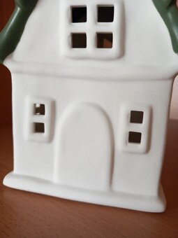 Keramický Led domček 16,5x12x8 cm - 5
