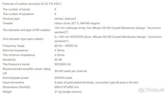 ELAC FS 249.2 Black High Gloss / AKCIA - 5