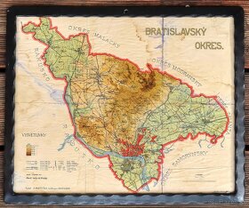 Historická mapa okresu Bratislava - 5