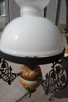 Lampa petrolejová závesná . - 5