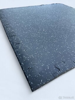 Gumová podlaha puzzle nová - extra hladká 15% pigment - 5