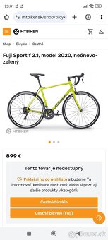 Ako novy cestný bicykel Fuji Sportif 2.1 - 5