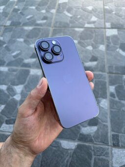 Iphone 14 PRO 128GB purple TOP stav ako nový 100% bateria - 5