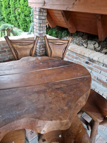 Zahradny set nabytku - stol a 4 stoliciek - 5