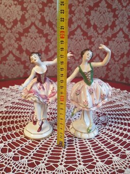 Porcelánové baletky Volkstedt - 5