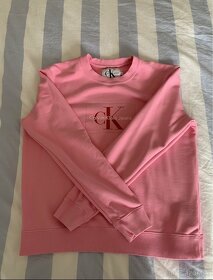 Ružová dámska mikina Calvin Klein Jeans, veľ. XS - 5
