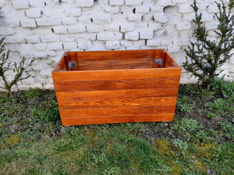 3 x Drevený vyvýšený záhon 100 x 50 x52 cm - 5