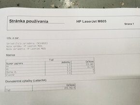 HP LaserJet Enterprise M605 + novy toner - 5