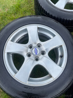 original volvo hlinkove disky r16 + zimne pneu 225/45 R16 - 5