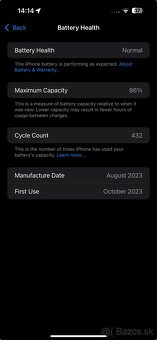 Predam iPhone 15 Pro Max 512GB Cierny - 5