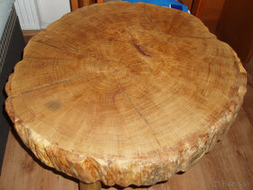 stolík, drevo, masív - 5