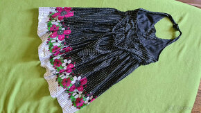 Letné šaty s kvetmi veľkosť 158 - 5