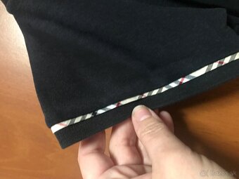 BURBERRY black damske tricko S/M - 5
