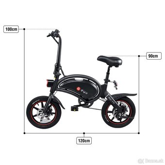 🔥🚴♀️ Predám nový elektrobicykel DYU D3F - 5