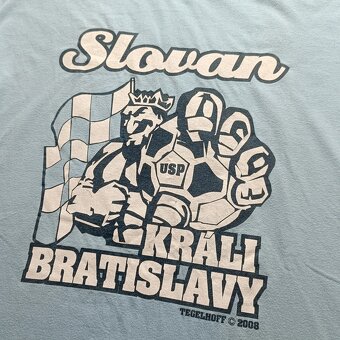 Slovan Bratislava belasé tričko s potlačou Ultras Slovan XXL - 5