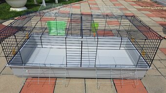 Klietka pre králiky a morčatá, mix farieb 140x69,5x54 cm - 5