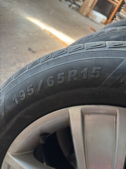 Alu disky škoda 195/65 r15 - 5