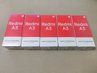 Xiaomi Redmi A3-4G.  3gb/64gb.  Čierna metalíza.  Nový. - 5