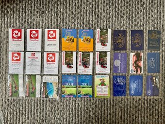 Vreckové kalendáriky podniky a obchody - série 167ks - 5