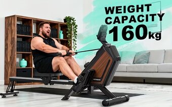 Veslovací trenažér - veslovací stroj - 5