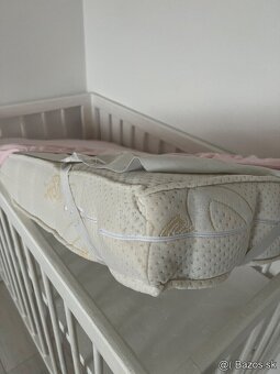 Detská postieľka 120x60 cm s matracom - 5