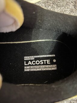 Nové pánske tenisky zn. Lacoste - veľ. 45 + GRÁTIS ponožky - 5