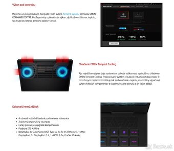 HP Omen 15 herny notebook RTX 2060 - 5