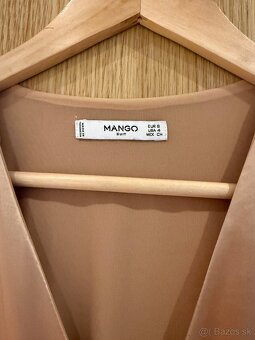 Spoločenské šaty ružovo zlaté - 5