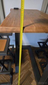 Barový stôl so stoličkami - 5