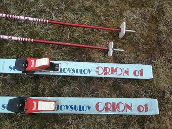 Staré drevené lyže Sulov - 5