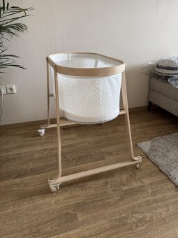 Detská kolíska Ikea Älkvärd s matracom - 5