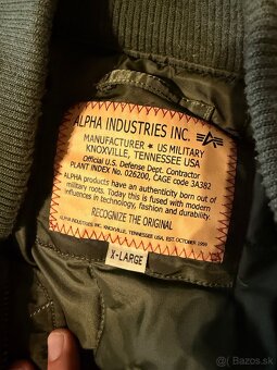 Alpha Industries MA-1 Pilot  Velkost-XL - 5