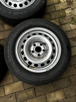 Predám disky 5x112 + letne pneu semperit 195/65 R15 - 5