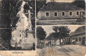 Staré pohľadnice Kátlovce(Kátlócz) - 5