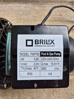 BRILIX FXP750 – bazénové čerpadlo 0,9 kW (16,5 m³/h) - 5