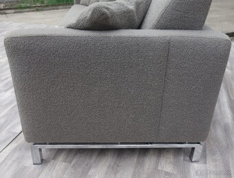 Sedačka sivá – látková . - 5