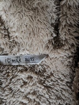 Zimná kombinéza I love milk č. 86/92 - 5