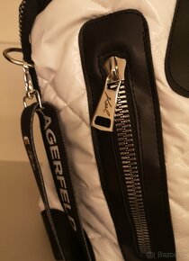 Športová taška Karl Lagerfeld - biela - 5