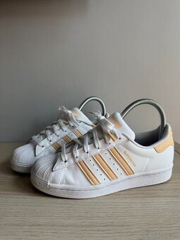 Adidas Superstar Cloud White Glow Orange - 5
