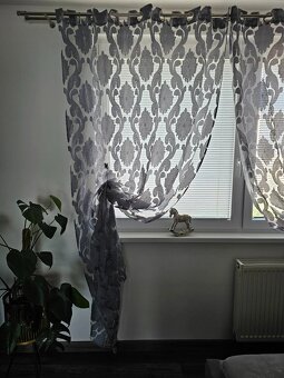 Záclona s ornamentom 2ks - 5