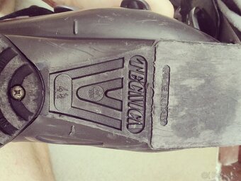 Lyže 120cm s lyziarkami - 5